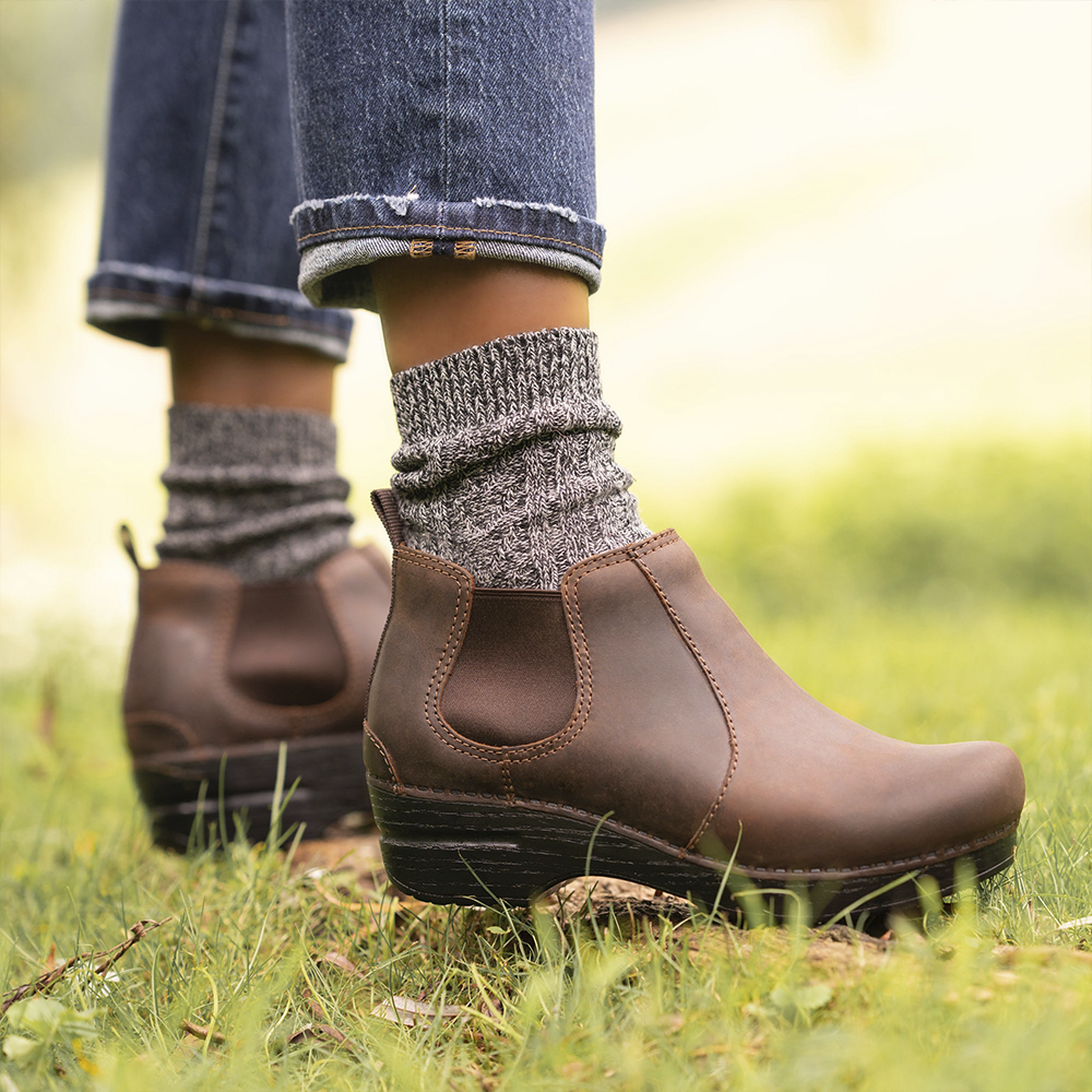 Dansko Frankie-Antique Brown Oiled