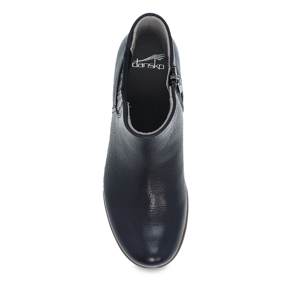 Dansko Daisie-Black Waterproof Tumbled