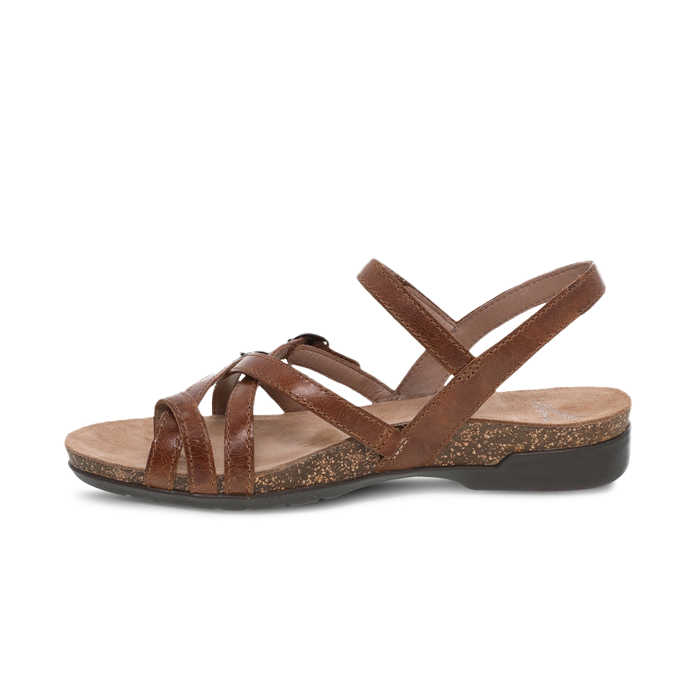 Dansko Roslyn-Tan Waxy Burnished