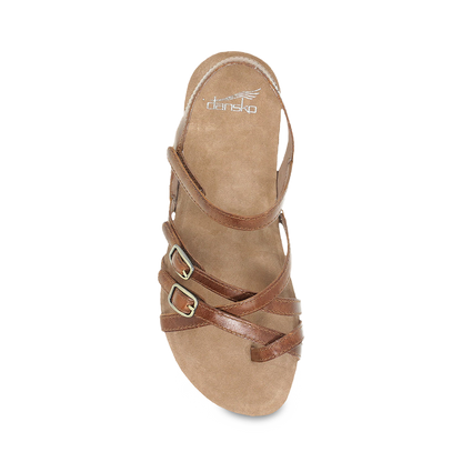 Dansko Roslyn-Tan Waxy Burnished