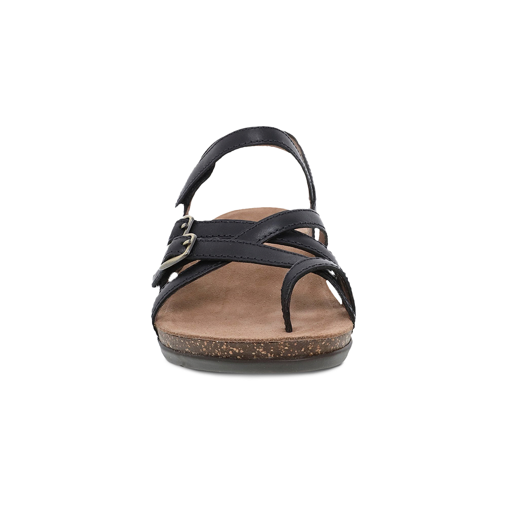 Dansko Roslyn-Black Waxy Burnished