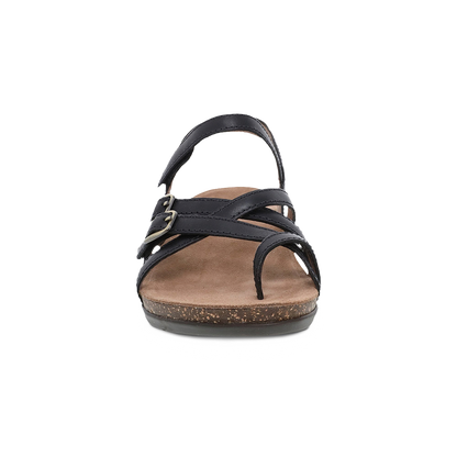 Dansko Roslyn-Black Waxy Burnished