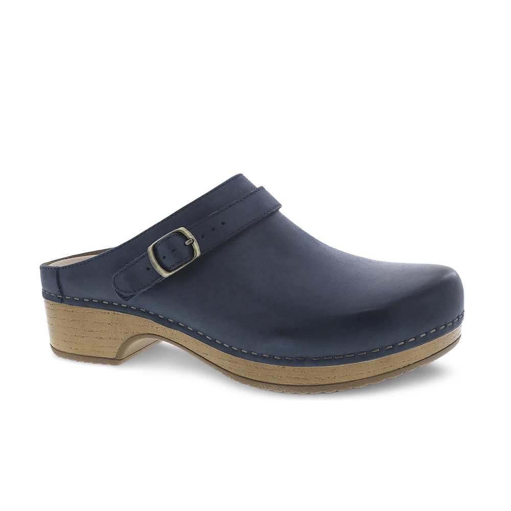 Dansko Berry-Navy Burnished Full Grain