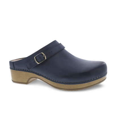 Dansko Berry-Navy Burnished Full Grain