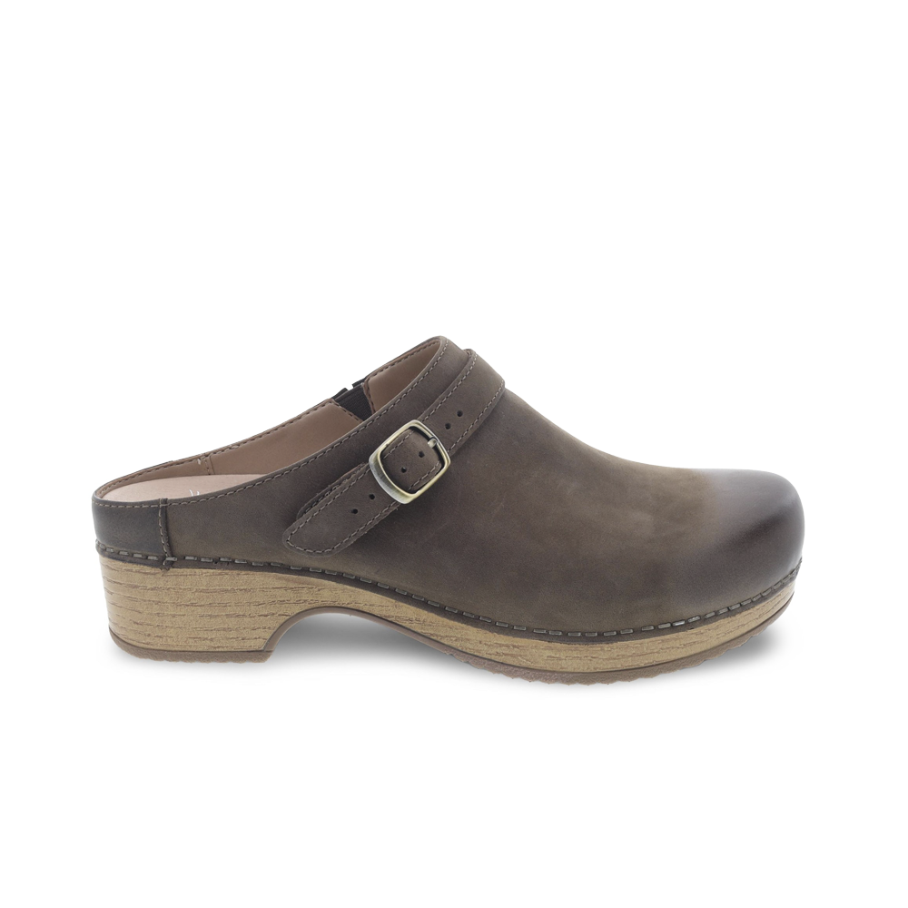 Dansko Berry-Mushroom Burnished Nubuck