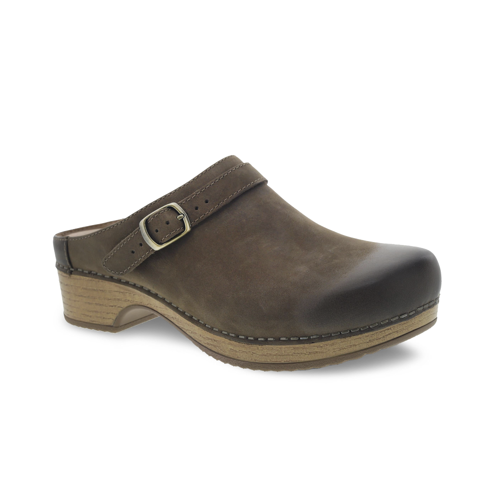 Dansko Berry-Mushroom Burnished Nubuck