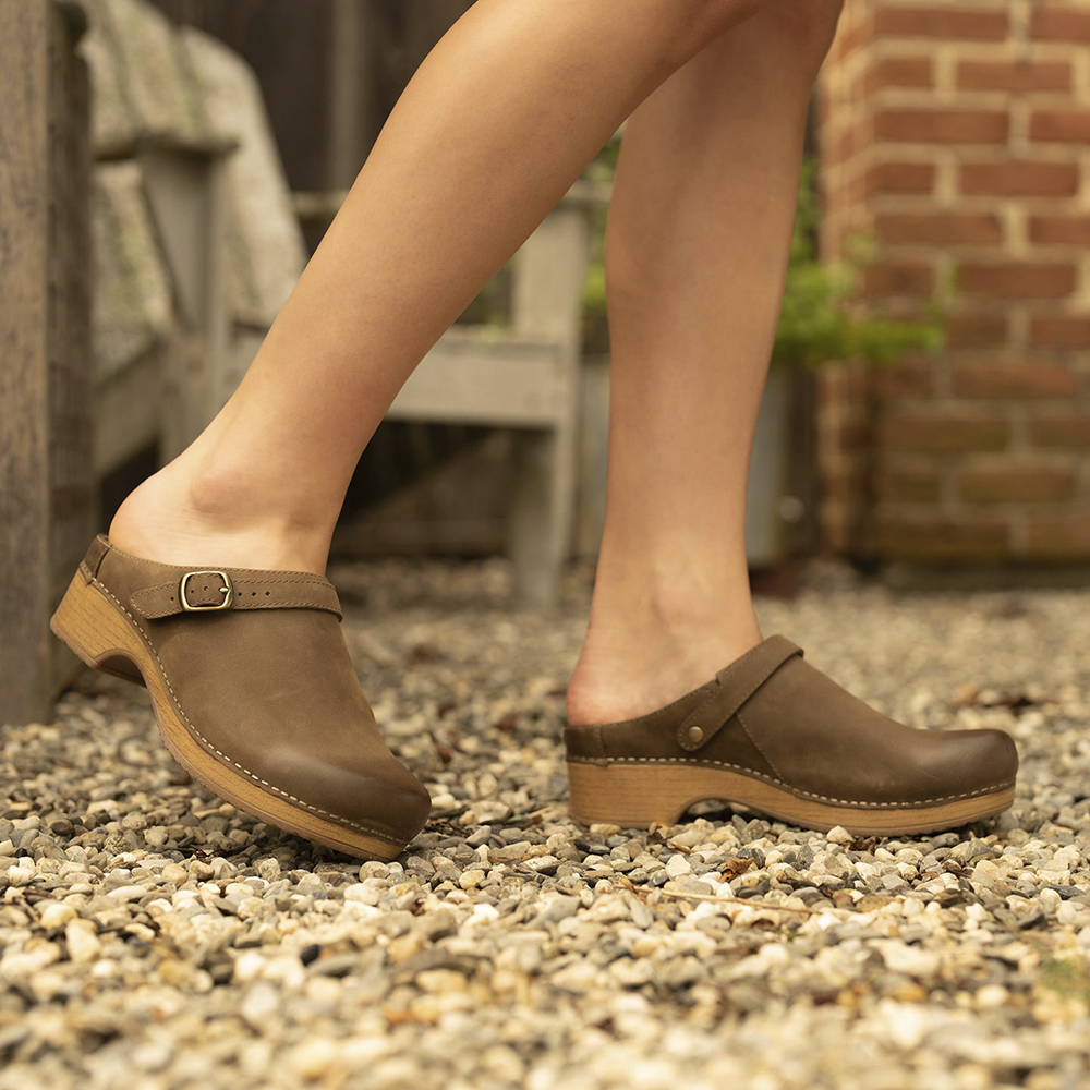 Dansko Berry-Mushroom Burnished Nubuck