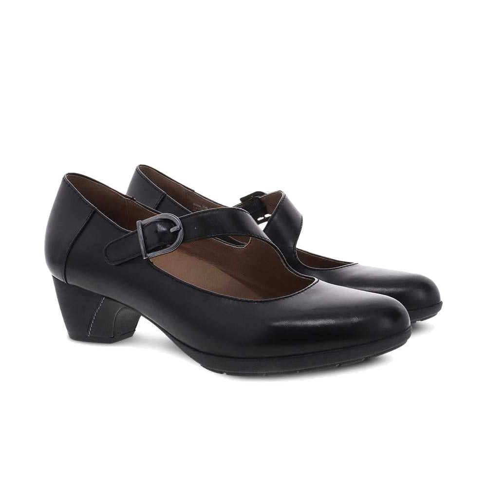 Dansko Dianne Black Aniline Mary Jane Shoe