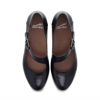 Dansko Dianne Black Aniline Mary Jane Shoe