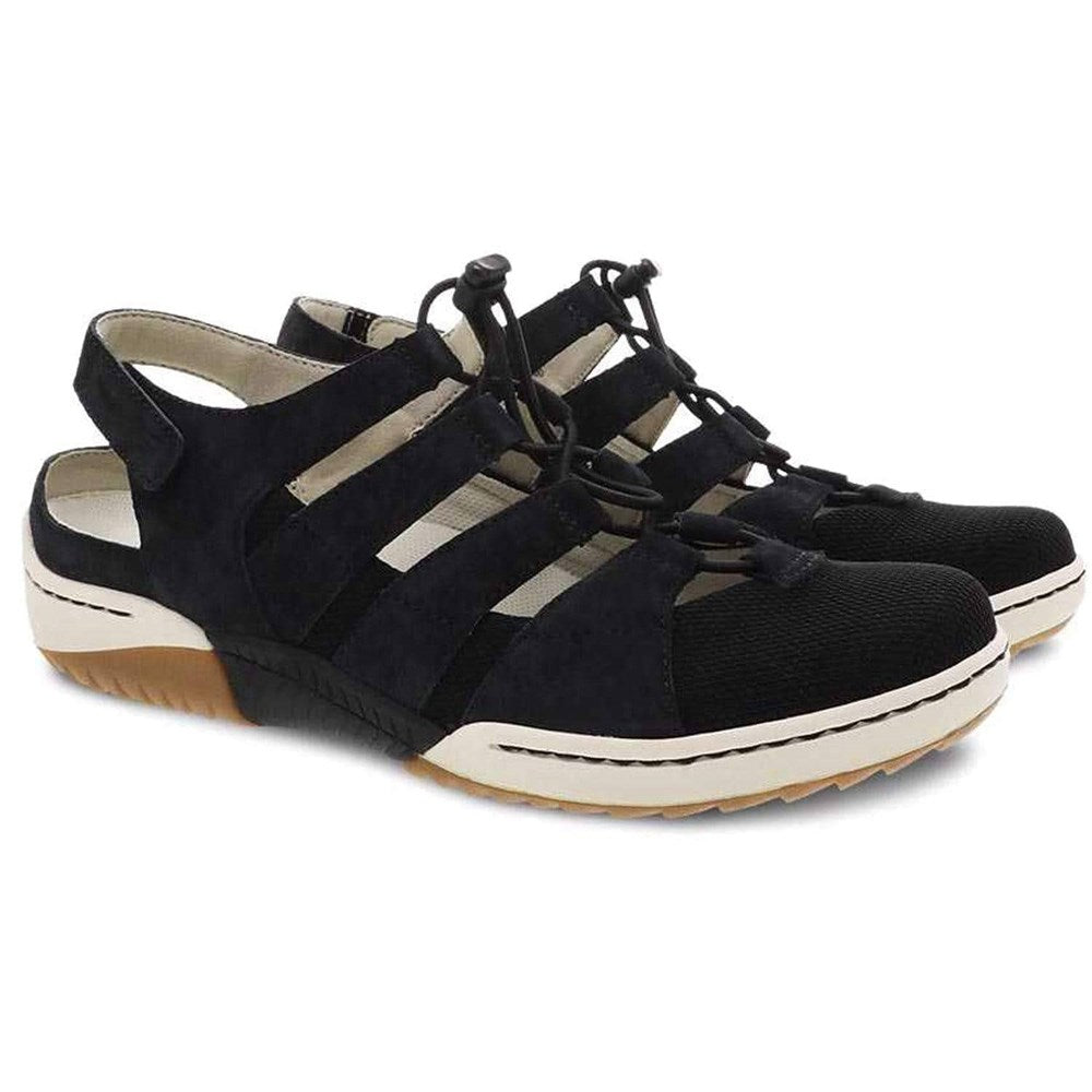 Dansko Riona Black Suede Sneaker Dansko Australia New Zealand