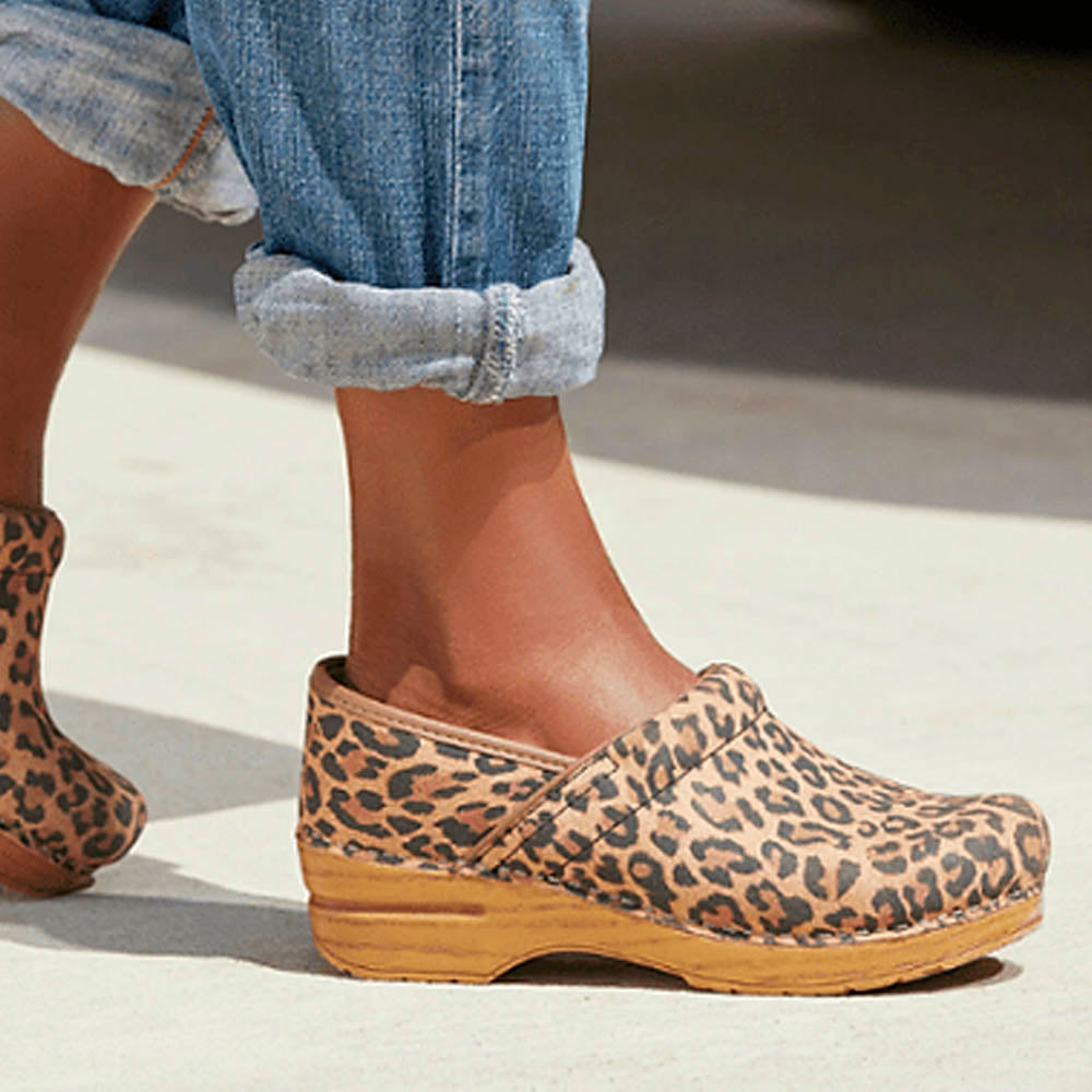 Dansko clogs sale cheetah print