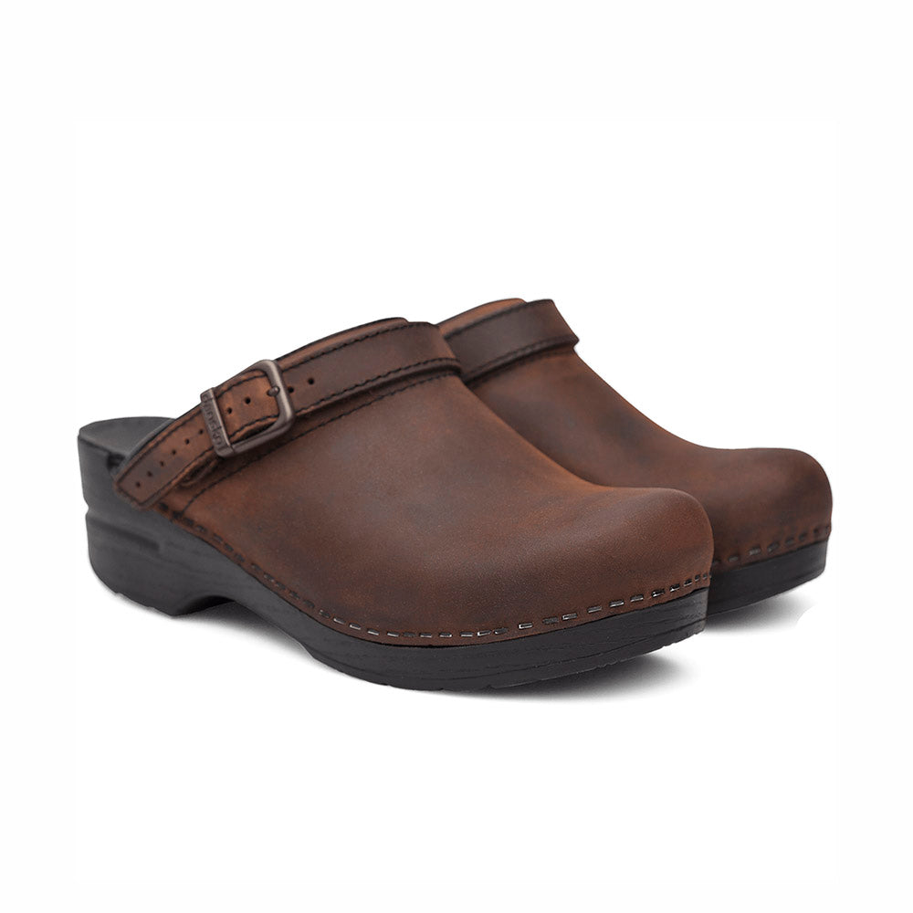 Dansko Ingrid Antique Brown / Black | Dansko AU & NZ – Dansko